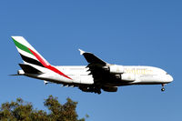 A6-EEU @ YPPH - Airbus A380-861 MSN 147 Emirates A6-EEU final rwy 21 YPPH 28/12/19. - by kurtfinger