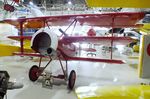 N232DL - Airdrome (Lemon) Fokker Dr I 3/4-scale replica (minus engine) at the Combat Air Museum, Topeka KS - by Ingo Warnecke