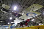 N6465 - Airdrome (Nichols, J S) Sopwith Pup replica (minus engine) at the Combat Air Museum, Topeka KS