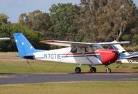 N7071E @ KCLW - Cessna 175A - by Mark Pasqualino