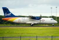 V2-LID @ TFFR - LIAT ATR42-600 leaving Guadeloupe to Antigua