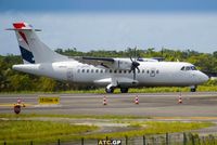 F-GPYF @ TFFR - ATR 42-500 operated by Air Antilles arriving at Pointe-à-Pitre airport (PTP)
