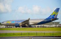 F-HUNO @ TFFR - Airbus 330-223  operated by Air Caraibes at Guadeloupe Pôle Carraïbes airport (PTP) arriving from Paris (ORY). The aircraft was previously operated by Aigle Azur with tail number F-HTAC.