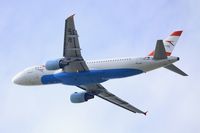 OE-LBV @ LFPG - Airbus A320-214, Take off rwy 27L, Roissy Charles De Gaulle airport (LFPG-CDG) - by Yves-Q