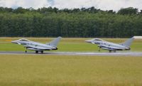 7L-WO @ LOWG - Eurofighter 7L-WD and 7L-WO on their way home from a training session at LOWG - by Paul H