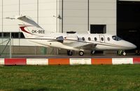 OK-BEE @ EGSH - Parked on the SaxonAir ramp prior to departure to Cork (ORK). - by Michael Pearce