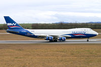 4K-SW800 @ LOWW - Silk Way West Airlines Boeing 747-400F(SCD) - by Thomas Ramgraber