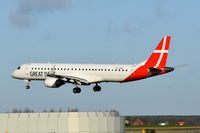 OY-GDA @ EGSH - Landing at Norwich. - by Graham Reeve