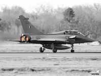 RB002 @ LFBD - Indian Air Force Dassault Rafale taking off for pilot training in Bordeaux vicinities.