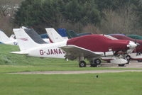 G-JANA @ EGTR - Parked and covered at Elstree - by Chris Holtby