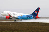 OM-BYA @ LZIB - Slovakia - Government Airbus A319 - by Thomas Ramgraber