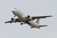 F-HBNA @ LFBD - Airbus A320-214, Take off rwy 23, Bordeaux Mérignac airport (LFBD-BOD) - by Yves-Q