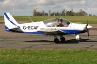 G-ECAF @ EGSH - Departing SaxonAir home to Earls Colne (EGSR). - by Michael Pearce