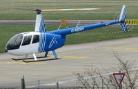 G-NESH @ EGSH - Departing SaxonAir after a short visit. Now without National Grid  titles. - by Michael Pearce