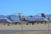 N735TS @ KIGM - Storage for mostly Embraer and Canadair aircraft in Kingman, AZ. - by FerryPNL