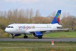 SP-HAG @ LFRB - Airbus A320-232, Lining up rwy 25L, Brest-Bretagne airport (LFRB-BES) - by Yves-Q