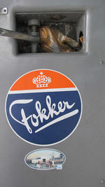 C-10 @ EHSB - the fokker logo on the aircraft - by olivier Cortot