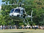 N22-016 - RAN Squirrel AS-350B helicopter N22-016 Code 863 Cn 1740, from 723 Sqn Nowra, arrives for static display in sunny conditions on the Treasury lawns Canberra on 17Mar1997. The occasion was Canberra Day 1997. Front-Port-side view of hovering Squirrel N22-016 - by Walnaus47