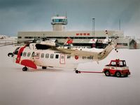 OY-HDO @ GOH - OY-HDO operated for Greenlandair, later Air greenland, 1993-2002 and was leased from Helicopterservice i NOrway - by Paetur Rasmussen