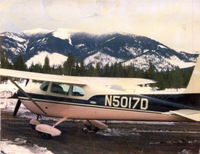 N5017D @ 23S - My Dad's plane in Seeley Lake, Mt. around 1975 - by Mark Curtiss