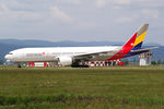 HL7700 @ LZIB - Asiana Airlines Boeing 777-200 - by Thomas Ramgraber