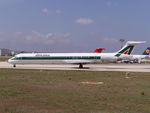 I-DACW @ LMML - MD-82 I-DACW Alitalia - by Raymond Zammit