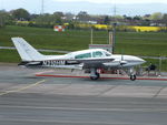 N310HM @ EGBJ - N310HM at the pumps at Gloucestershire Airport. - by andrew1953