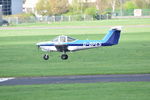 G-BPES @ EGBJ - G-BPES landing at Gloucestershire Airport. - by andrew1953