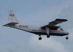 VP-AAC @ TNCM - Landing on St Maarten Airport - by Willem Göebel