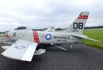 141393 - North American FJ-3M / MF-1C Fury at the Hickory Aviation Museum, Hickory NC - by Ingo Warnecke