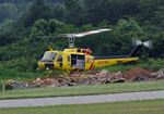 N421NC @ KHKY - Bell UH-1H Iroquois of the North Carolina Forest Service at the Hickory regional airport