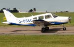 G-BSSC @ EGSH - Departing on a training flight. - by Michael Pearce