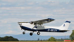 G-BEZV @ EGPT - A visitor from Aberdeen - by PerthRadio