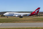 VH-OEJ @ YSCB - Qantas (VH-OEJ) Boeing 747-438(ER) taking off at Canberra Airport. - by YSWG-photography
