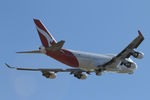 VH-OEJ @ YSCB - Qantas B747-438 VH-OEJ Cn 32914 departing from Rwy 35 at Canberra International Airport YSCB on 17Jul2020 - for the last ever Qantas Boeing 747 Passenger Flight. The aircraft flew over Kosciuszko National Park before returning to Canberra City.