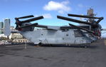168024 - 168024 YX-12 Bell-Boeing MV-22B Osprey  on board USS Makin Island (LHD-8) berthed at San Francisco Harbour - by JAWS