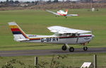 G-BFRV @ EGKA - G-BFRV Reims-Cessna FA152 c/n: 0345 @ EGKA - by JAWS