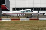 G-BJNZ @ EGSH - Parked at SaxonAir on a visit from Wellesbourne Mountford (EGBW). - by Michael Pearce