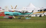 N5915A @ KLAL - Cessna 172 - with taped up numbers - by Florida Metal