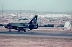 XS935 @ LMML - EE Lightning XS935/B of 5Sqdn Royal Air Force with it's chute still on after landing from a local sortie. The aircraft was part of a detachment on APC exercise to RAF Luqa Malta. - by Raymond Zammit