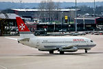 ZK-NAH @ EGCC - ZK-NAH   Boeing 737-2Y5 [23039] (Air Malta) Manchester-Ringway~G 09/06/1996 - by Ray Barber