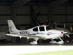 N220RJ @ EGNH - In Hangar 3 with G-SHMB behind - by NWSAcaster02