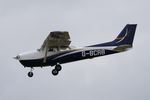 G-BCRB @ EGSH - Landing at Norwich. - by Graham Reeve
