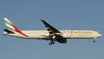 A6-ECN @ YPPH - Boeing 777-36NER cn 37705 ln761. Emirates A6-ECN final rwy 21 YPPH 29 August 2020 - by kurtfinger