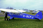 G-BCPJ @ EGHS - G-BCPJ  Piper J/3C-65 Cub [13206] Henstridge~G @  01/04/1995 - by Ray Barber