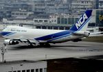 JA8191 @ VHHX - At Hong Kong Airport (Kai Tak) on a George Pick Aviation Tour. - by kenvidkid