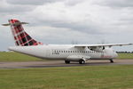 G-FBXB @ EGSH - Arriving at Norwich from Aberdeen with colour scheme. - by keithnewsome