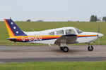 G-BSEU @ EGSH - Leaving Norwich. - by keithnewsome