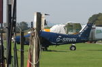 G-SRWN @ X3HH - Parked & covered behind the fuel pump at Hinton-in-the-Hedges airfield - by Chris Holtby