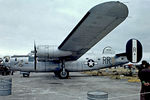 N94459 @ EGSU - N94459   (250551) Consolidated-Fort Worth B-24J Liberator [1567] (Ex United States Air Force / Military Aircraft Restoration Group) Duxford~G 28/06/1975 - by Ray Barber